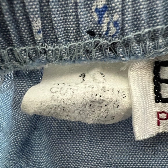 Vntg Briggs Gathered Waist Floral Pull-On Shorts Sz 16 Petite Cotton Made In USA - Picture 4 of 9